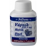 MedPharma Vápník Hořčík Zinek 107 tablet – Hledejceny.cz