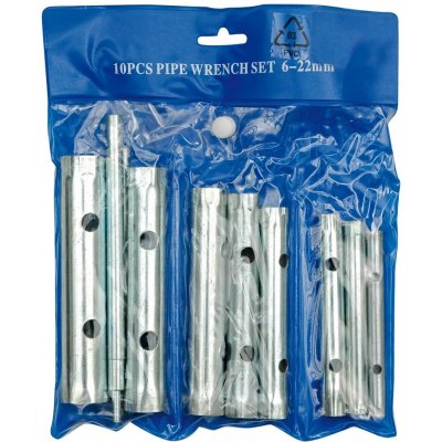 Vorel sada klíčů trubkových 10 ks 6 - 22 mm TO-52900 – Zboží Dáma