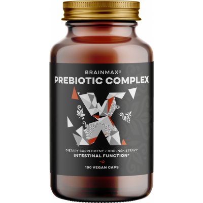 BrainMax Prebiotic Complex prebiotická směs BIO 100 rostlinných kapslí – Hledejceny.cz