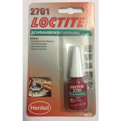 LOCTITE 2701 na zajištění šroubů 5 g – Sleviste.cz