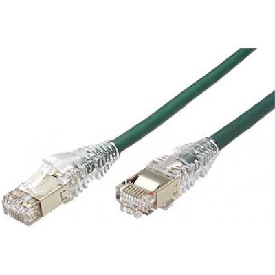 Datwyler 21.05.0513 S/FTP patch, kat. 7, s konektory RJ45, CU 7702 flex, LSOH, 1m, zelený