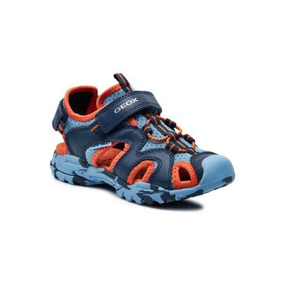 Geox J Borealis Boy J450RC 014BU C0573 lt blue/orange – Zboží Mobilmania