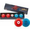 Golfový míček Volvik Vivid Marvel 2.0 4 Pack Golf Balls Spider Man Plus Ball Marker