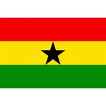 Státní vlajka Ghana tištěná venkovní Alerion – Hledejceny.cz