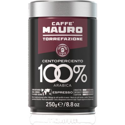 Mauro Caffé Centopercento mletá 250 g – Zboží Mobilmania