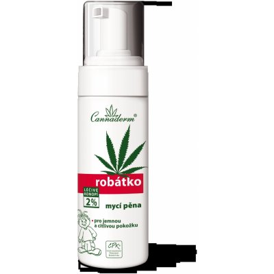 Cannaderm Robátko mycí pěna 180 ml – Zboží Dáma