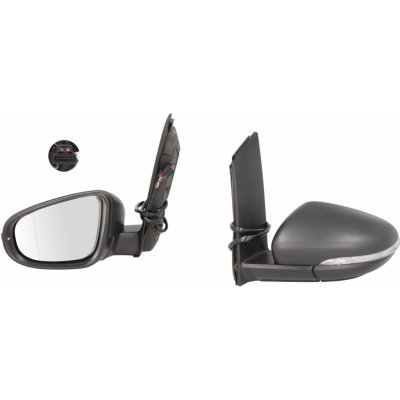 ZPĚTNÉ ZRCÁTKO LEVÉ VOLKSWAGEN TOURAN (1T3), 07.10-08.15 POLCAR – Hledejceny.cz