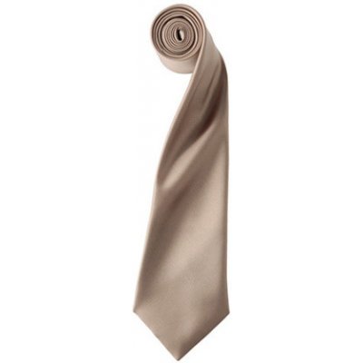 Premier Workwear Pánská saténová kravata PR750 Khaki