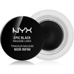 NYX Professional Makeup Epic Black Mousse Liner voděodolná oční linka 01 Black 3 ml – Zboží Dáma