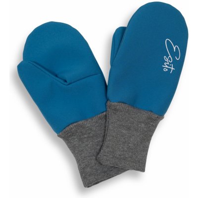 Esito Palcové rukavice softshell Turquoise modrá – Zboží Mobilmania