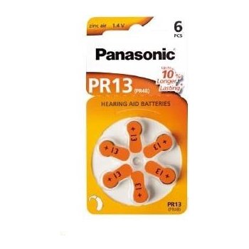 Panasonic baterie do naslouchadel 6ks PR13(48)/6LB