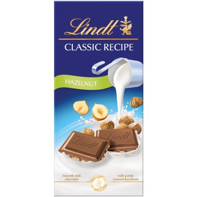 Lindt Classic Recipe Milk Hazelnut 100 g – Hledejceny.cz