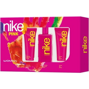 Nike Pink Woman EDT 100 ml + tělové mléko 75 ml + sprchový gel 75 ml dárková sada