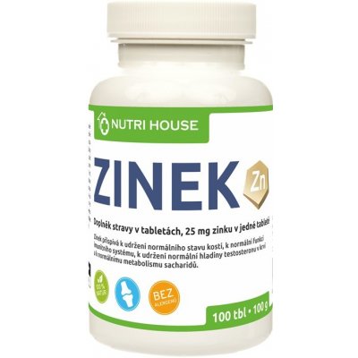 NutriHouse Zinek 100 tablet – Zbozi.Blesk.cz