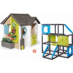 Smoby Set domeček pro zahradníka s prolézačkou s lezeckými stěnami Frame Kraxxl Garden House – Hledejceny.cz