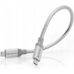 Verbatim 48867 USB (3.1), USB C (3.1)/USB C (3.1), 0,3m, stříbrný – Hledejceny.cz