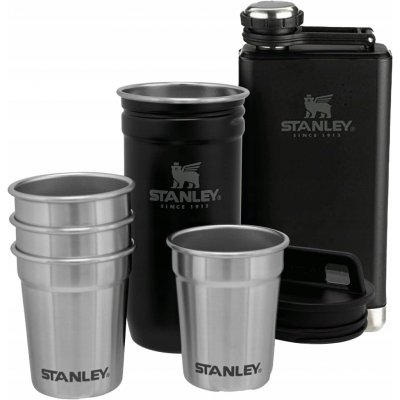 Stanley 1913 Dárkový Set Stanley Adventure Series Placatka + Panáky 4ks Zelená 250ml – Zboží Mobilmania