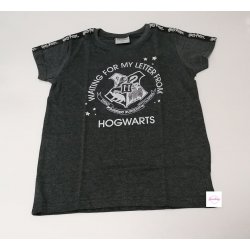 dívčí tričko Harry Potter dorost šedé