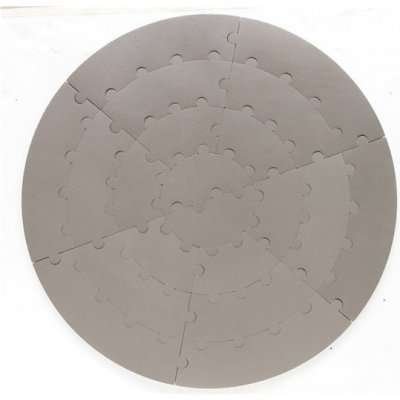 BABYDAN Podložka kulatá hrací puzzle dráha Grey – Hledejceny.cz