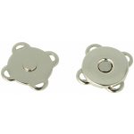 Ideal kovové stříbrné zapínání na kabelku 15 mm – Zboží Dáma