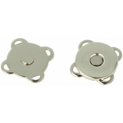 Ideal kovové stříbrné zapínání na kabelku 15 mm – Zboží Dáma