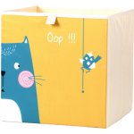 Dream Creations Látkový box kočka a pták 33 x 33 x 33 cm – Zboží Mobilmania