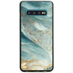 Pouzdro Mobiwear Glossy Samsung Galaxy S10 - G022G Zelenkavý a zlatavý mramor