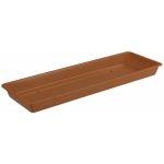 Plastkon podmiska pod truhlík Extra Flor Hnědá 58.3x16.5x4 cm – Zboží Dáma
