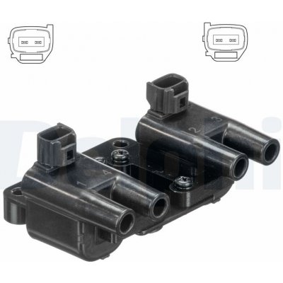Zapalovací cívka DELPHI GN10581-12B1 (GN1058112B1) – Hledejceny.cz