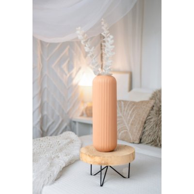 Fiedler Design VÁZA RULLO - Jednobarevná, meruňková, velikost L – Hledejceny.cz