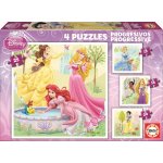 Educa 15289 cardboard multi Disney Princess 25 20 16 12 dílků – Hledejceny.cz
