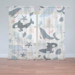 Sablio Záclony Dětský mořský svět: 2ks 150x250cm – Hledejceny.cz