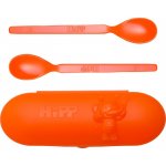 Hipp Spoons Set cestovní pouzdro 1 ks a lžička 2 ks – Zboží Dáma