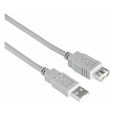 Hama 200905-H prodlužovací USB 2.0, 1,5m, šedý – Zboží Mobilmania