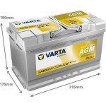 Varta Professional AGM 12V 80Ah 800A 840 080 080 – Zboží Živě