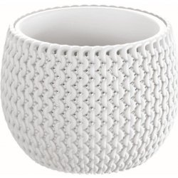 Prosperplast Květináč s vkladem SPLOFY BOWL bílý 18 x 18 x 13cm