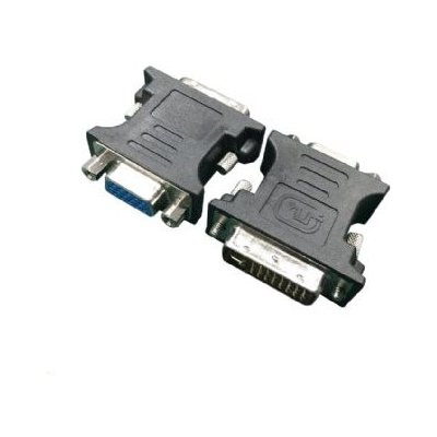 Kab. redukce DVI-A do VGA M/F, černá - A-DVI-VGA-BK – Hledejceny.cz