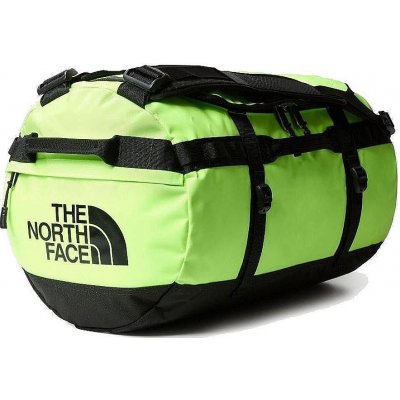 The North Face Base Camp Duffel S Safety Green/TNF Black 50 L