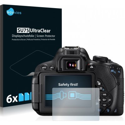 6x SU75 UltraClear Screen Protector Canon EOS 700D – Hledejceny.cz