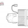 Autoklimatizace a nezávislé topení vnitřní ventilátor DENSO DEA05008