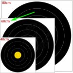 Black Flash Archery Terč na lukostřelbu FIELD FITA 60cm – Zboží Mobilmania