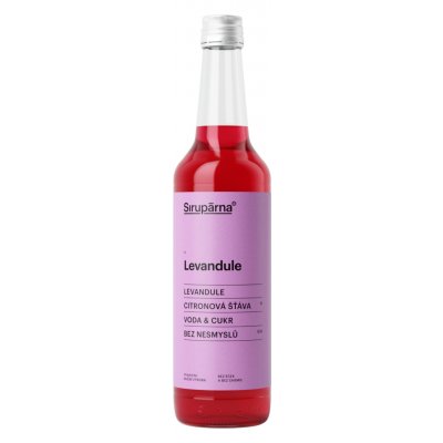 Sirupárna Domácí Levandulový Sirup 0,5 l – Sleviste.cz