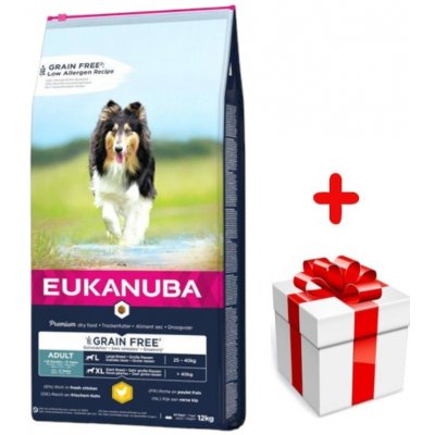 Eukanuba Adult Large Breed Grain Free Chicken 12 kg – Hledejceny.cz