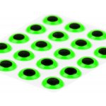Sybai Epoxidové Oči 3D Epoxy Eyes Fluo Green 8 mm – Hledejceny.cz