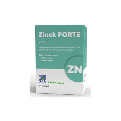PZ Zinek Forte 25mg 60 tablet – Hledejceny.cz