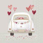 Ubrousek 33x33cm Svatební den – Zboží Dáma