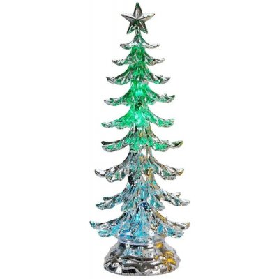 Markslöjd LED vánoční dekorace stromeček LO stříbrný/RGB 31 x 12,5 x 12,5 cm – Hledejceny.cz
