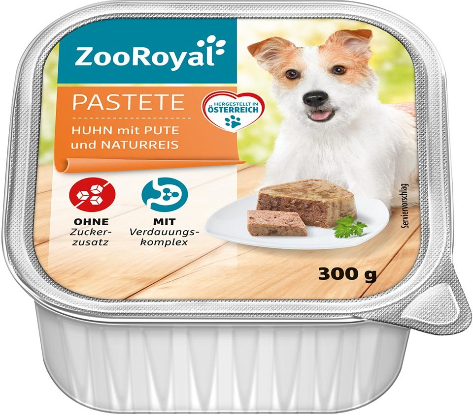 ZooRoyal Adult Dog kuřecí krůtí a přírodní rýže 9 x 300 g