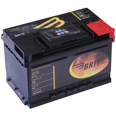 BRIT Hiway 12V 72Ah 650A 12072 – Hledejceny.cz