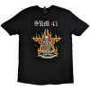 Pánské tričko s potiskem Sum 41 T-shirt Aknf Skeleton European Tour 2022 back Print & Ex-tour